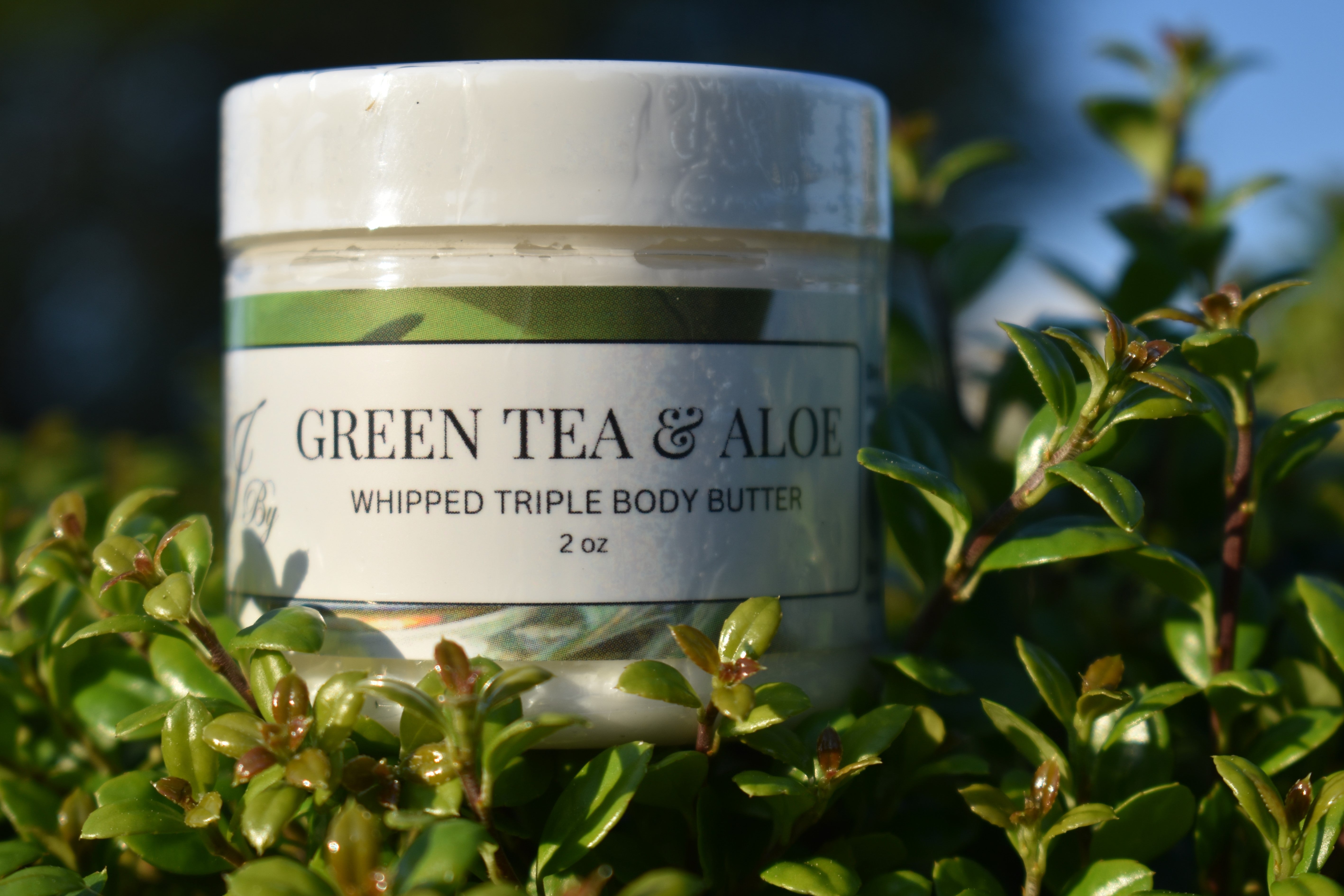 Mini Green Tea and Aloe Whipped Body Butter-2oz